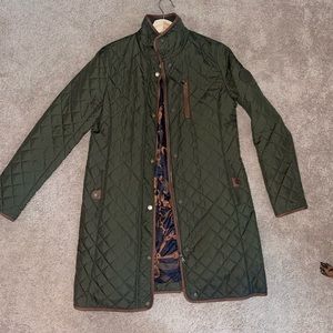 Lauren Ralph Lauren Quilted Coat - Green Size Small